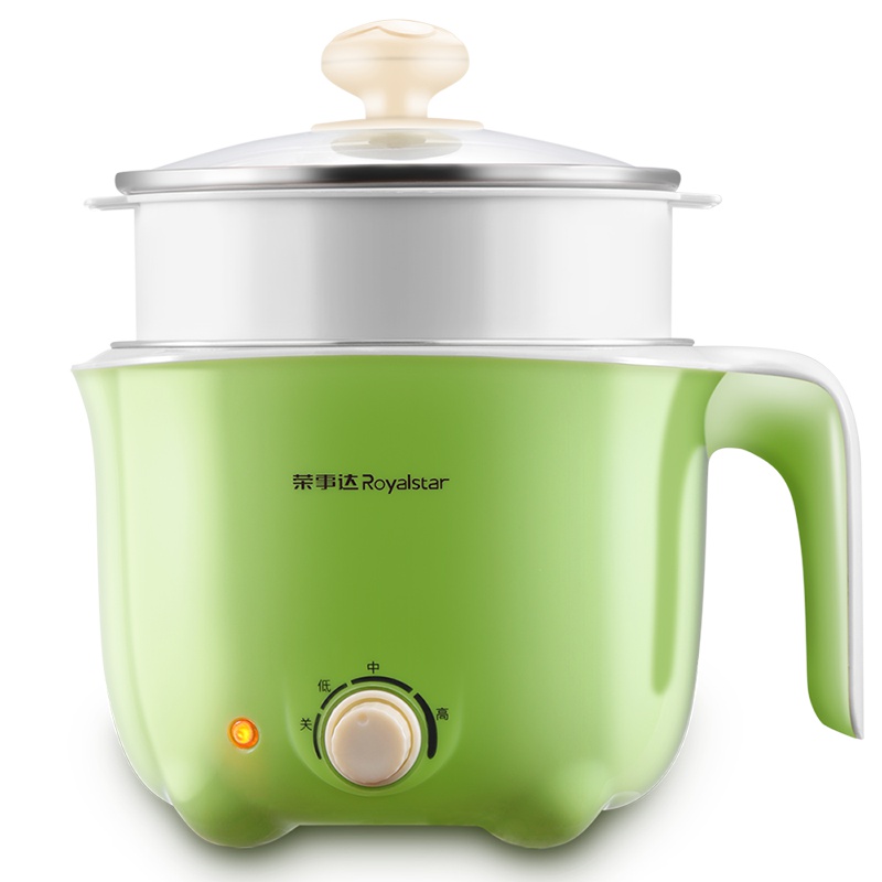荣事达(Royalstar)电煮锅RHG-MN10C多功能电热锅学生宿舍煮面锅电火锅1L迷你电煮锅