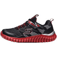 SKECHERS斯凯奇男童鞋魔术贴跑步休闲鞋97660L 97660L/BGRD黑+灰+红 32码/195mm