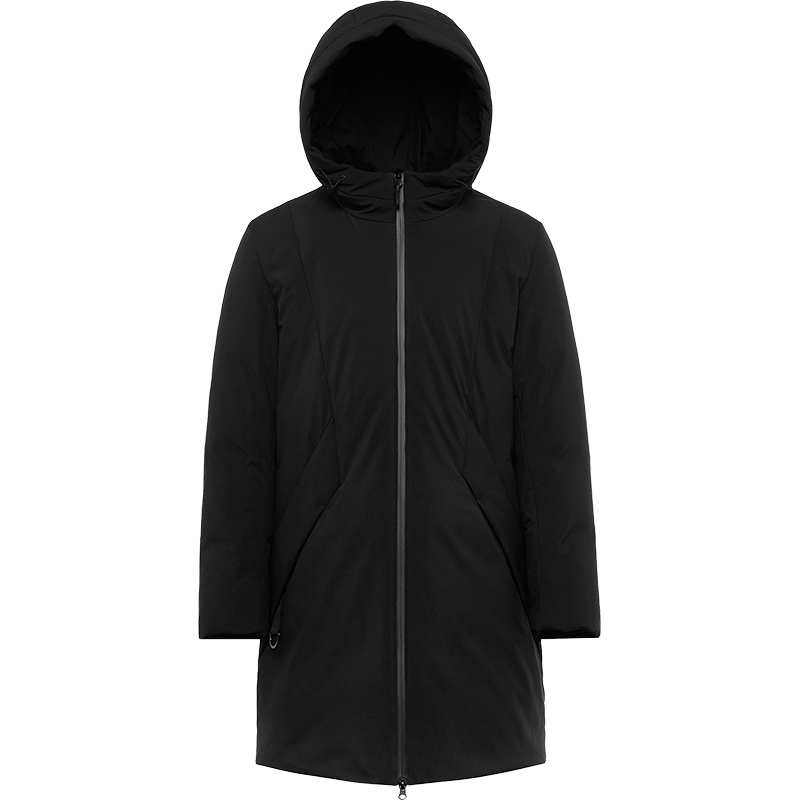 波司登中长款羽绒服男连帽防寒外套