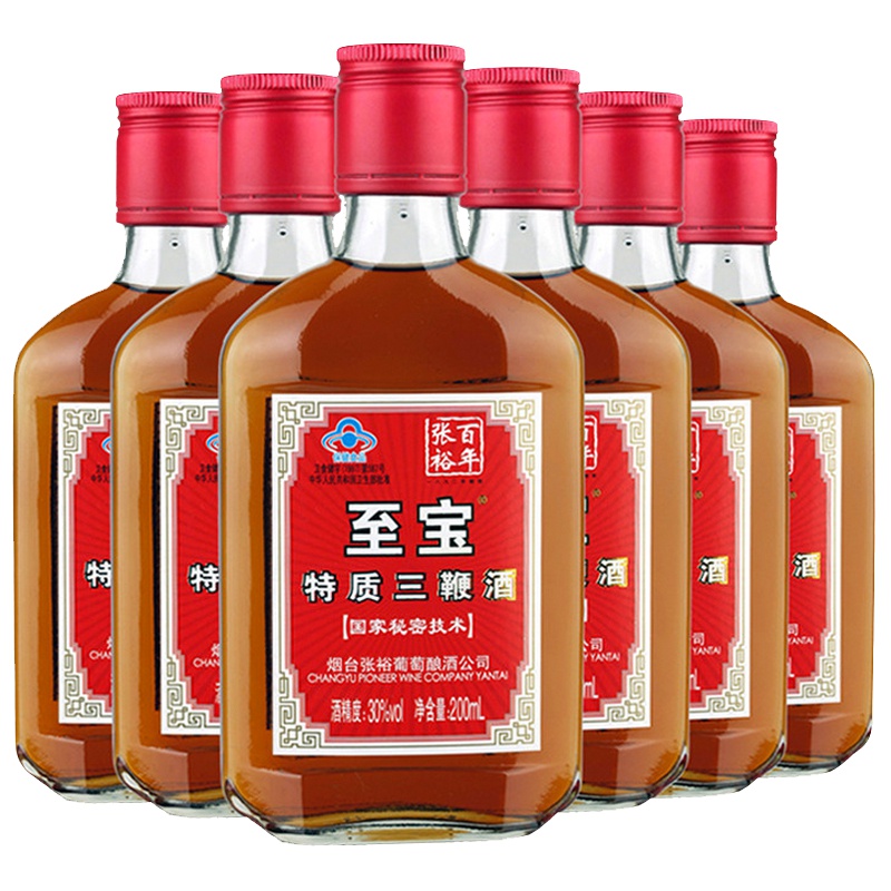 张裕(CHANGYU) 至宝特质三鞭酒(200ml)200ml*24整箱装