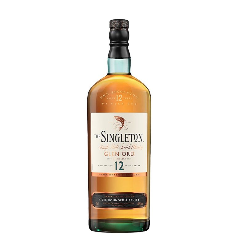 苏格登 12年 700ml 单一麦芽威士忌进口洋酒 官方授权 正品行货