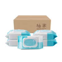 柚家清洁湿巾 80抽*5包