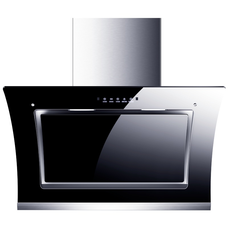 爱德(aide) 侧吸式油烟机 22立方大吸力厨房家用吸油烟机排烟罩脱排免拆洗自动清洗 H02 自行安装