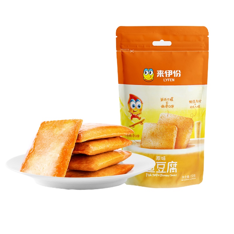 来伊份-鱼豆腐(原味)150g(电商)*6