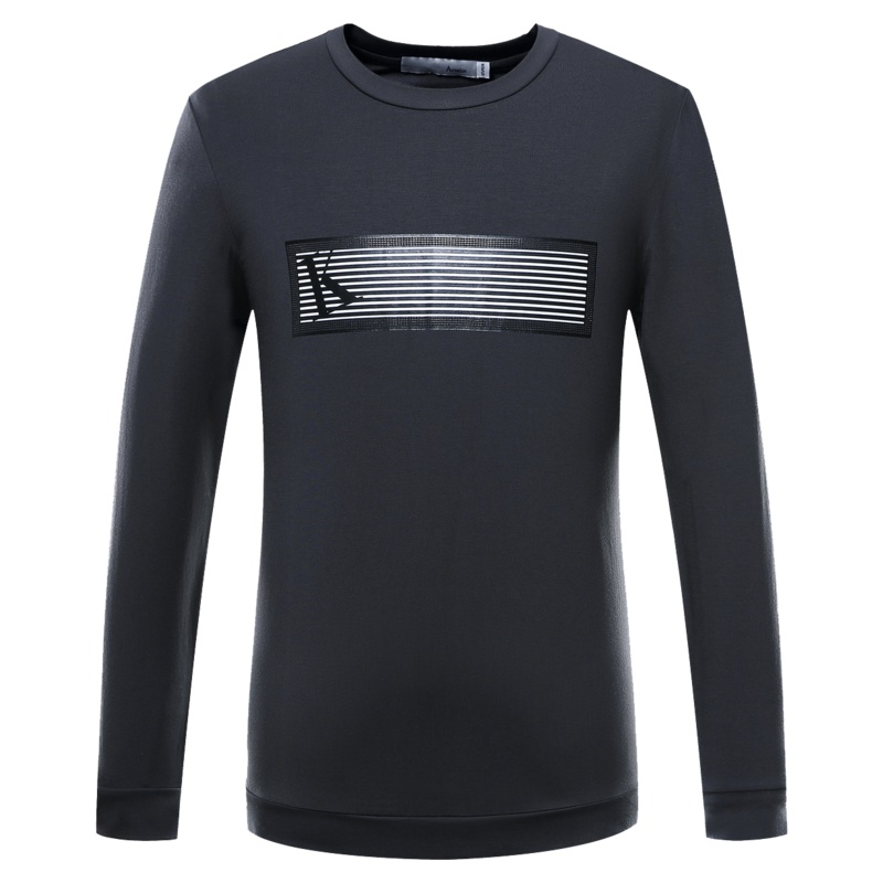 Artsdon/阿仕顿长袖T恤男春款打底衫圆领休闲时尚T恤