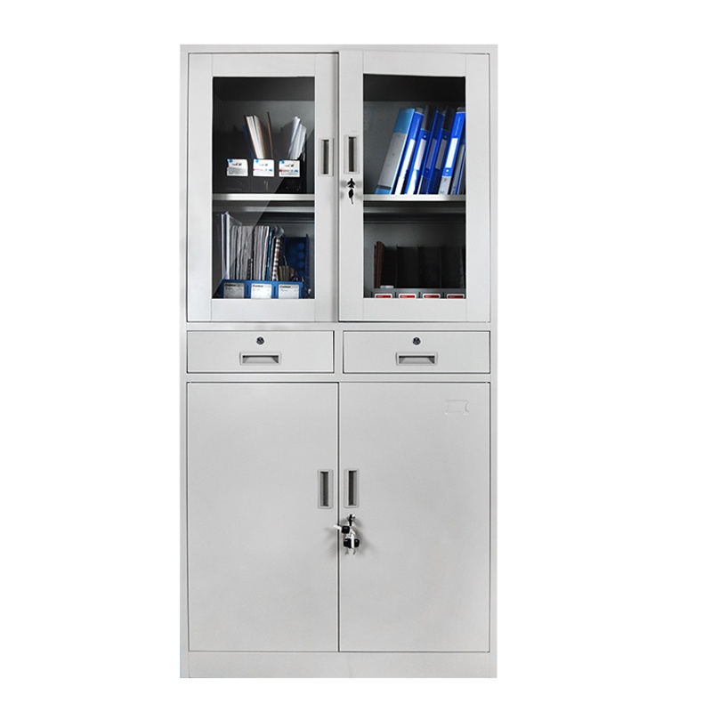 瑞丰杰-中二斗文件柜铁皮柜资料柜G02