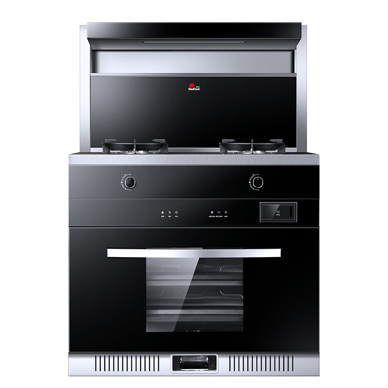 红日JJZY-RSE06红外线集成灶一体灶集成烟机灶具蒸箱一体智能定时顶部恒温(液化气)