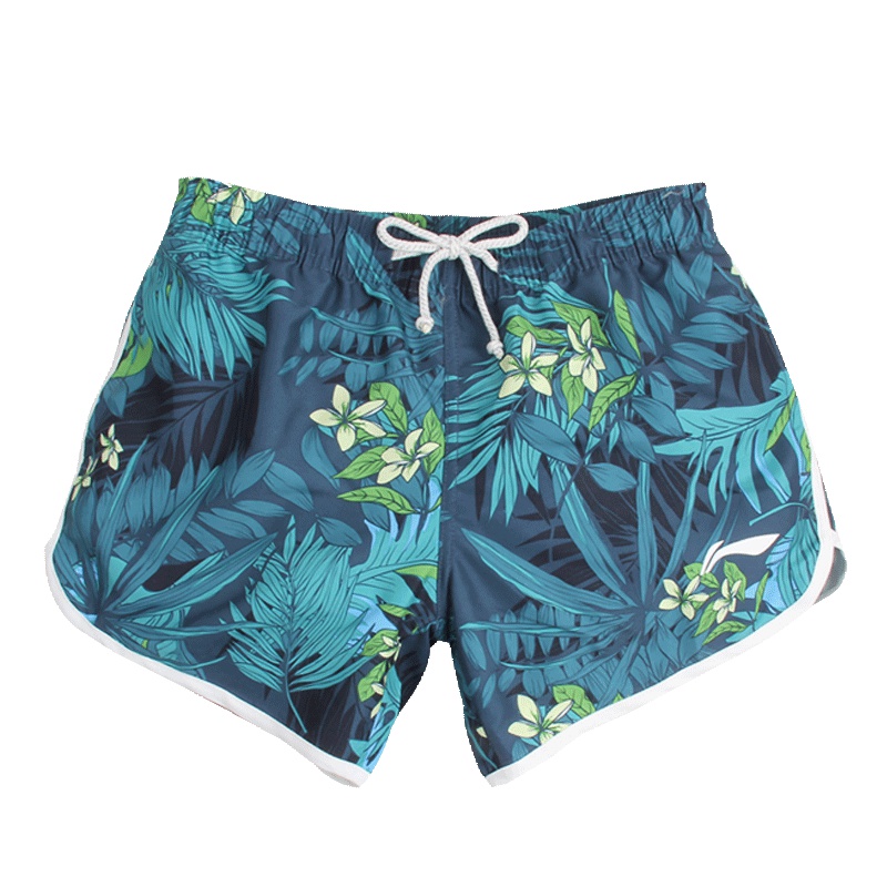 李宁宽松沙滩裤女款速干运动短裤016