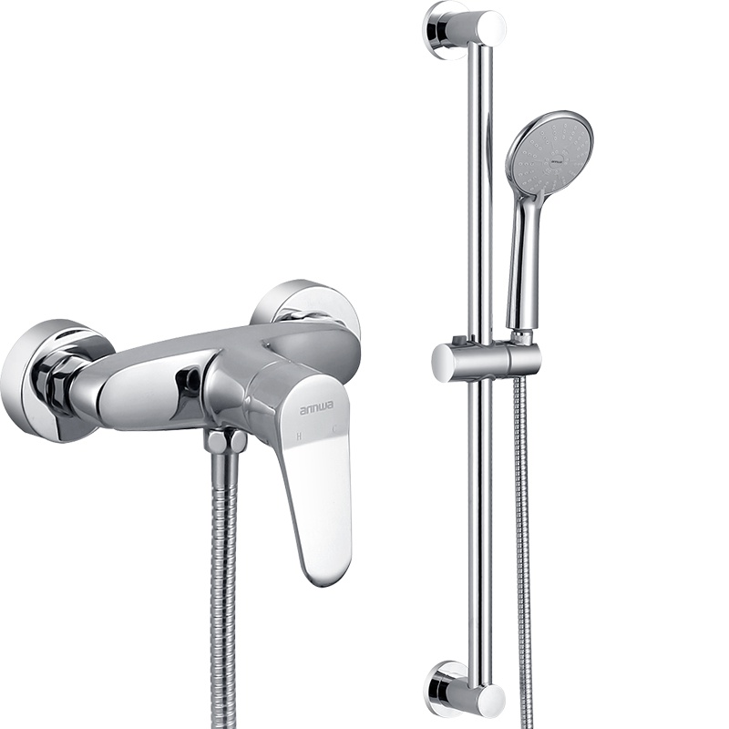 安华（ANNWA）卫浴曜石黑多功能淋浴花洒