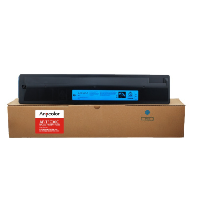 欣彩 T-FC30C粉盒 AF-TFC30C蓝色 3K适用东芝TOSHIBA 2051c 2551c 2050c 复合机