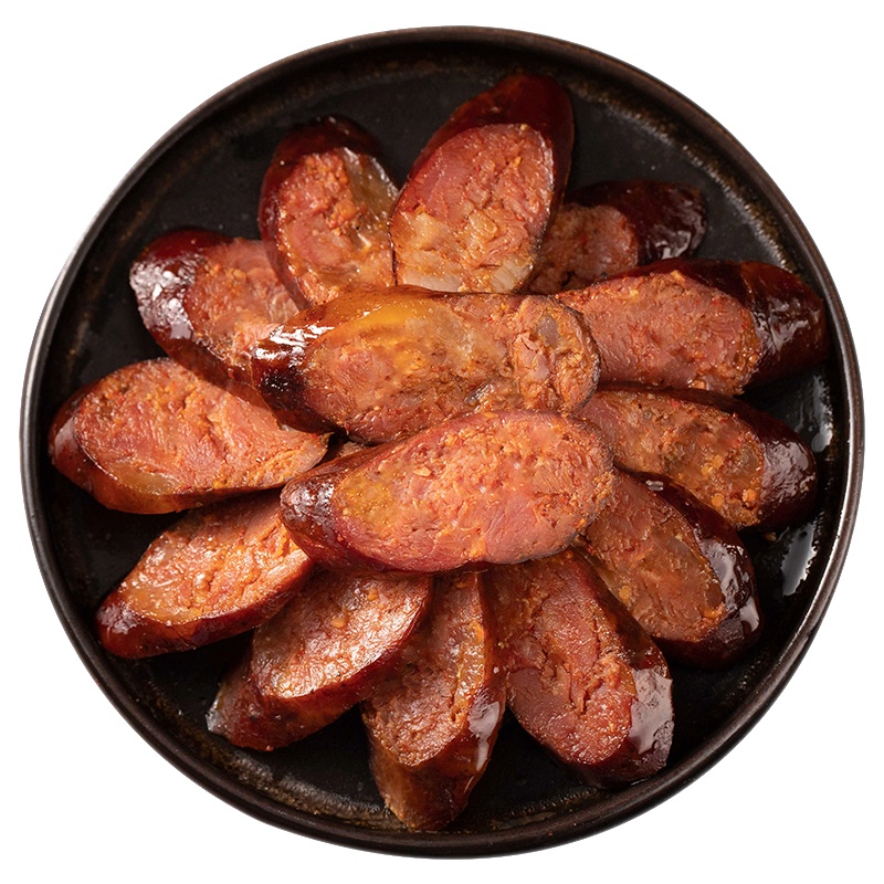 杨大爷鸣舞腊肠420克/袋7分瘦鸡肉麻辣味香肠四川特产烟熏自制