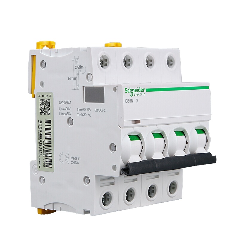 施耐德电气 IC65N-D 4P 40A 微型断路器