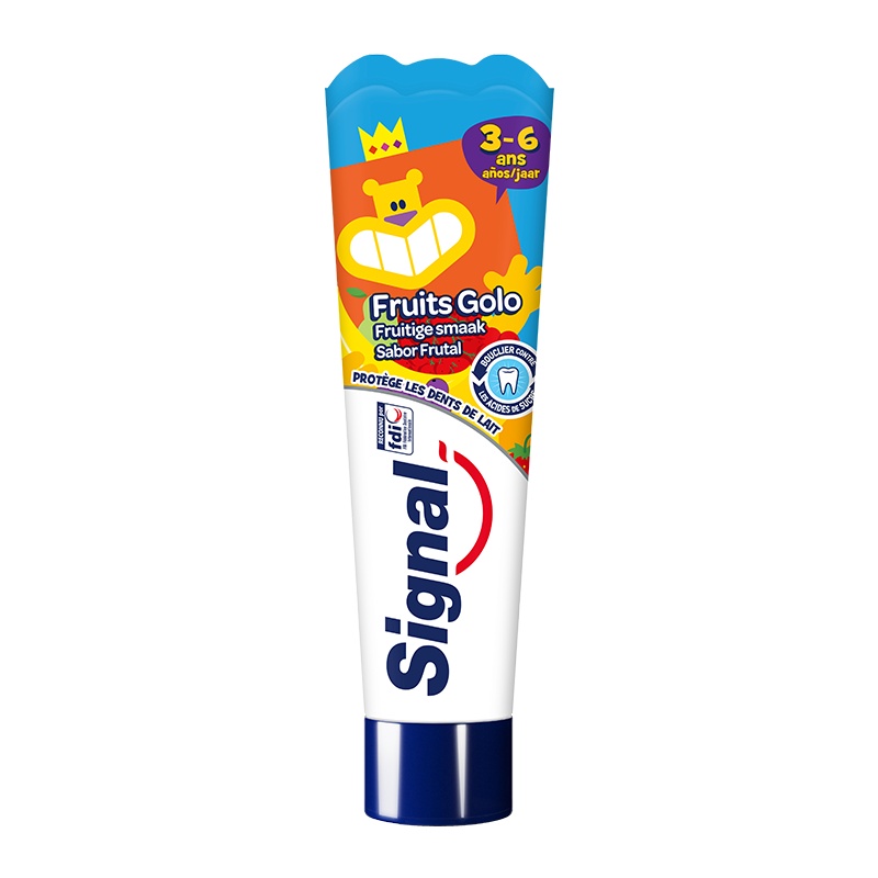 洁诺Signal儿童防蛀固齿牙膏 50ml (柔和薄荷味)