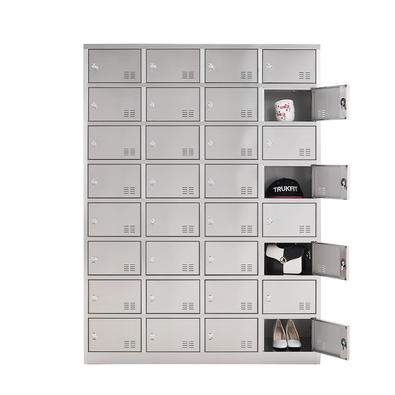 东港家具 不锈钢三十二门更衣柜,员工柜,储物柜,水杯柜,多门柜,鞋柜,碗柜,带锁柜可定制