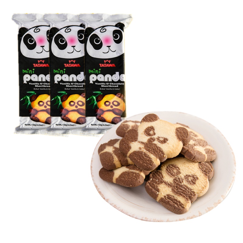 马来西亚进口TATAWA迷你巧克力香草味夹心曲奇饼干120g*2包 苏宁自营零食充饥夹心饼干网红休闲马来西亚进口零食小吃