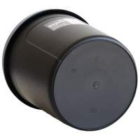 得力9555垃圾筒清洁桶垃圾桶 办公碎纸废纸篓圆形纸屑果壳箱（1只装）