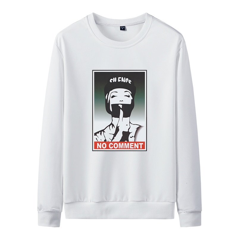 俞兆林(YUZHAOLIN)春秋时尚潮流宽松休闲潮牌外套上衣男装青少年圆领卫衣男