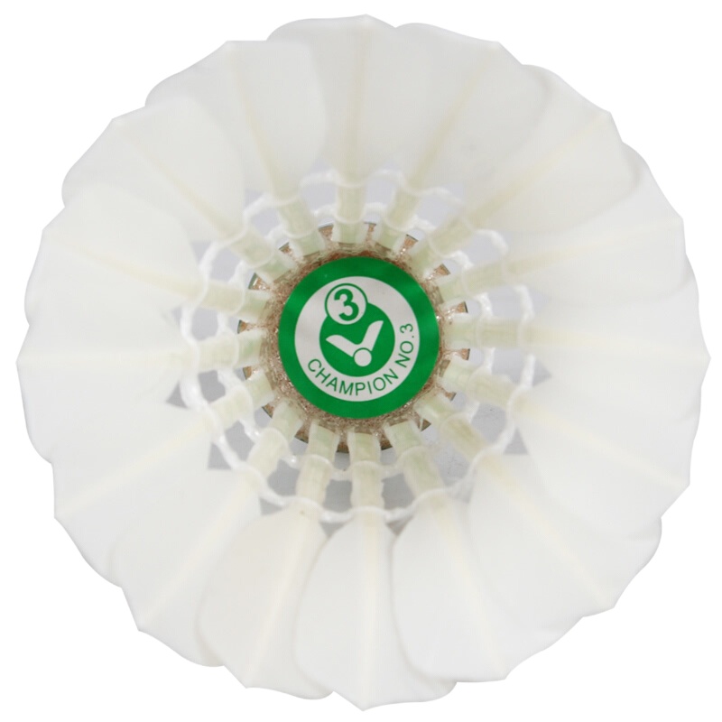 威克多Victor 羽毛球 胜利稳定耐打训练比赛级用球12只装/筒 3号球 77速 单位:筒