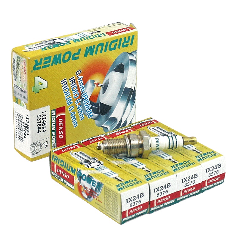 电装(DENSO)单铱金·摩托车火花塞IX24B适配建设摩托/广州五羊/凯旋钱江建设摩托(单支装)