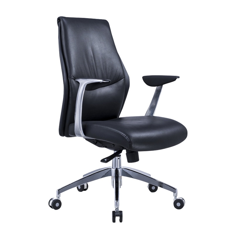 【红心家居】简约老板办公椅皮艺经理椅主管椅可旋转升降多功能椅