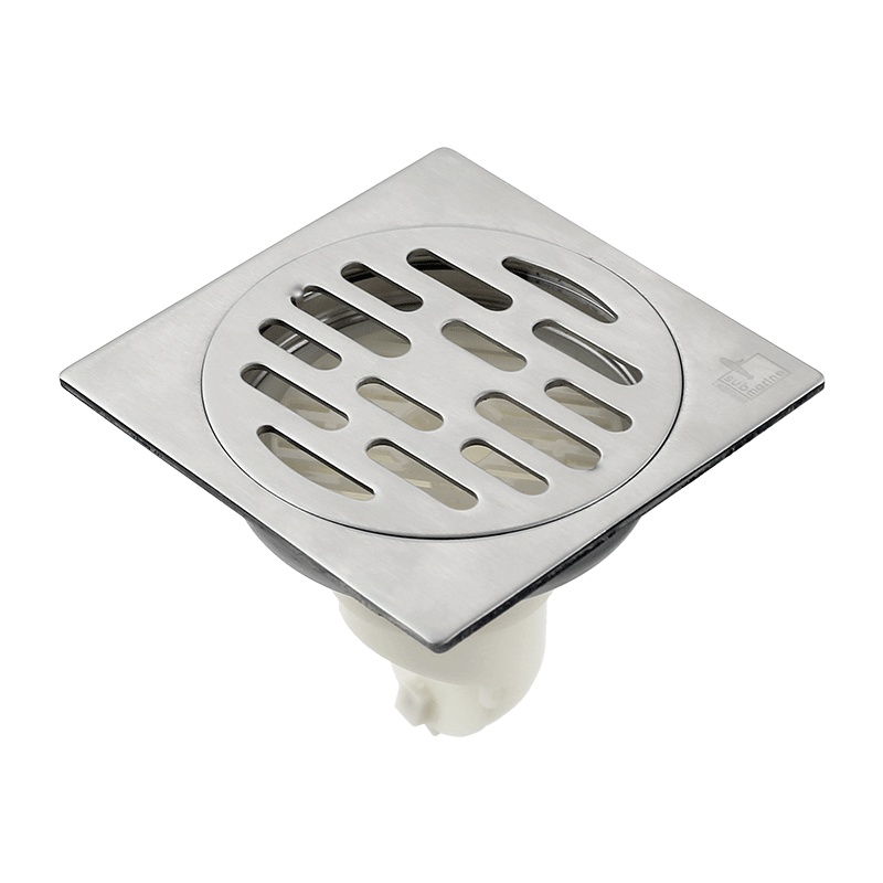 潜水艇地漏不锈钢地漏室外阳台大流量大排量地漏芯不锈钢防臭地漏15厘米面板 GF75-15B(15厘米面板)