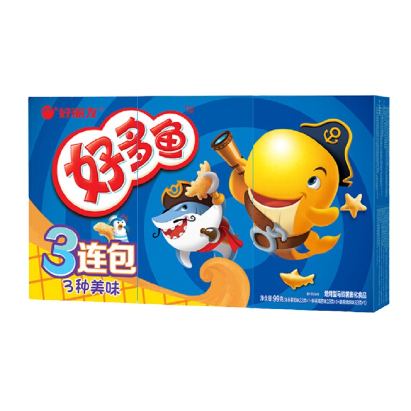 好丽友好多鱼3连包 99g/组