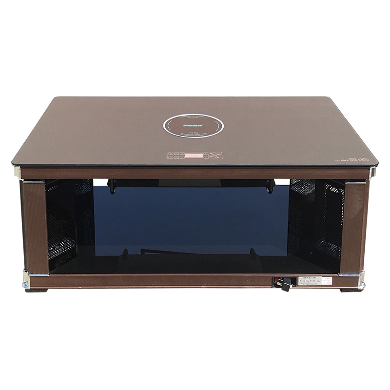 美诚凯辉K6-138S3(卡其棕)可升降 电暖桌取暖茶几 家用多功能炉取暖桌 烤火桌 电暖茶几 取暖器