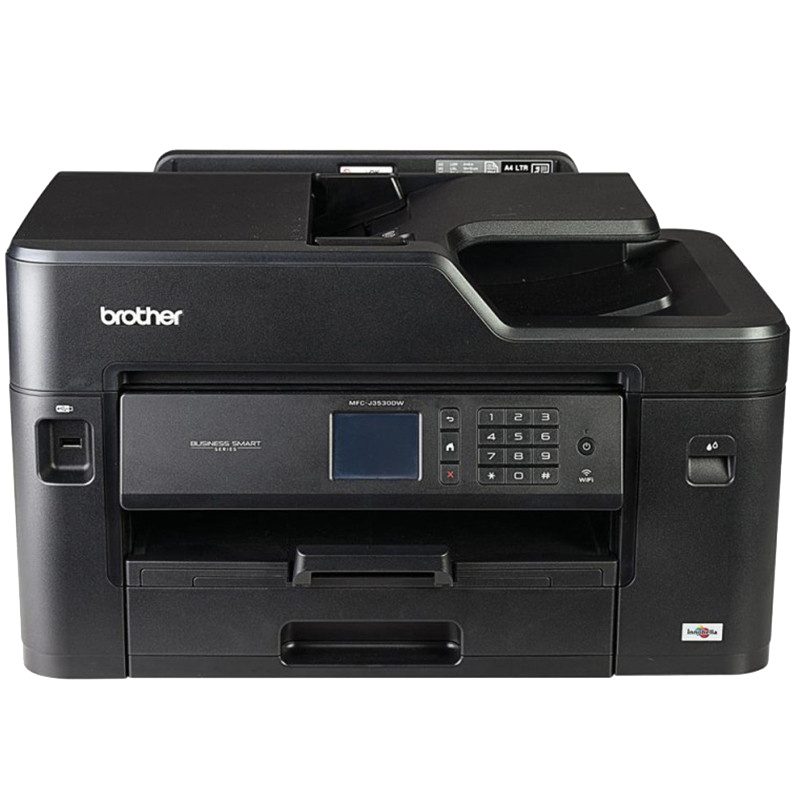 兄弟彩色喷墨照片A3打印机MFC-J3530DW 复印扫描传真一体机 喷墨单位(件)