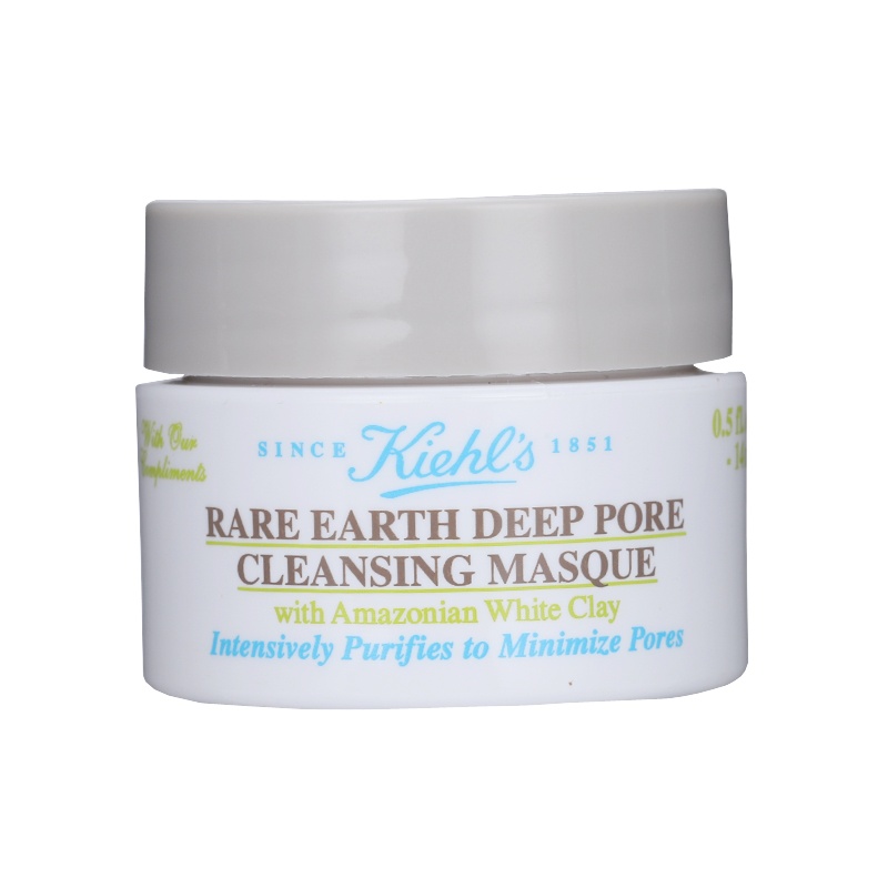 科颜氏(Kiehl's)亚马逊白泥面膜14ml*3 清洁毛孔去黑头收缩毛孔涂抹