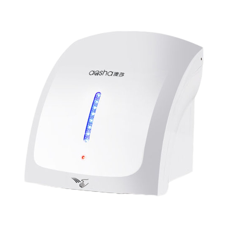 澳莎干手机自动感应烘手机吹手烘干机卫生间烘手器吹手干手器商用 白色单热型