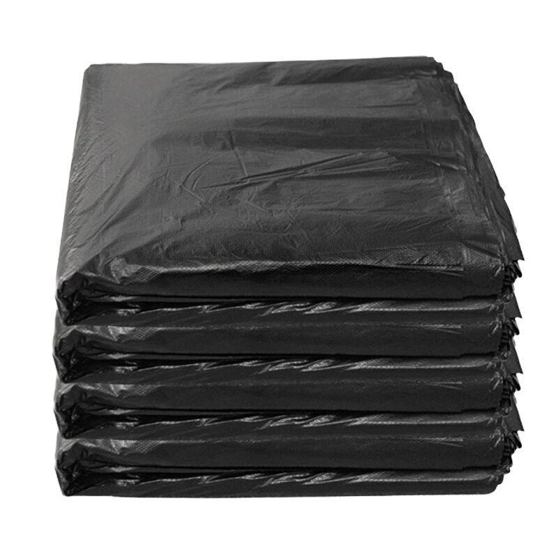 得力定制240升垃圾袋 120*140 黑色加厚50个/包