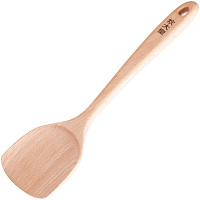 炊大皇(COOKER KING)简品榉木锅铲WG40381不粘锅专用长柄无漆实木锅铲