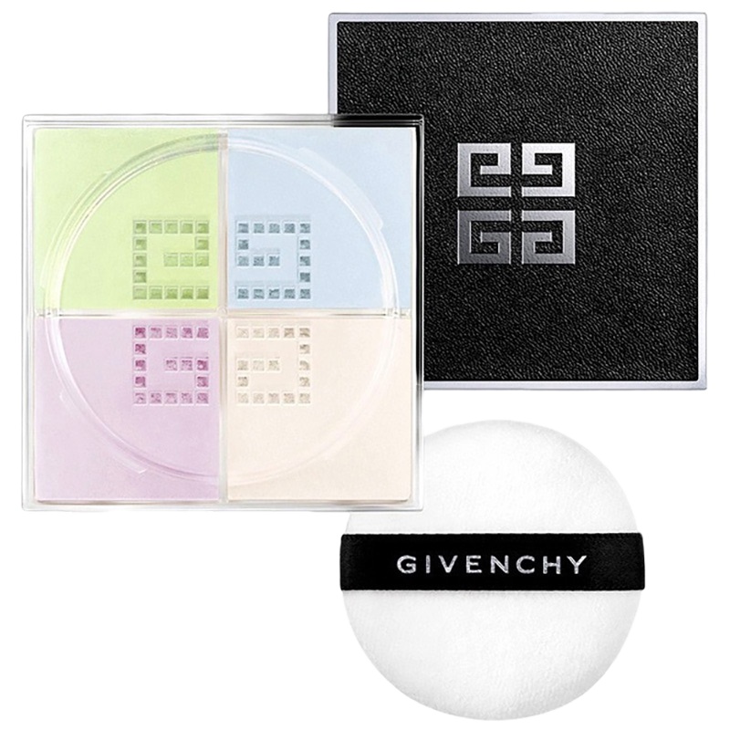 纪梵希(GIVENCHY) 轻盈无痕多色明星散粉 四色散粉定妆粉四宫格散粉自然底妆修饰定妆 1号慕斯淡彩