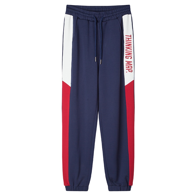 唐狮2020秋新款薄款休闲裤男港风哈伦裤男宽松裤子男束脚运动长裤