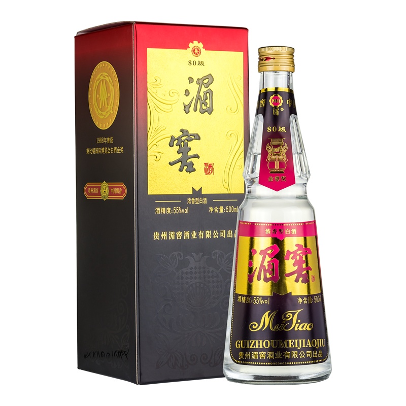 贵州湄窖 55度复古版金奖品质 浓香型 白酒 送礼礼盒500ml