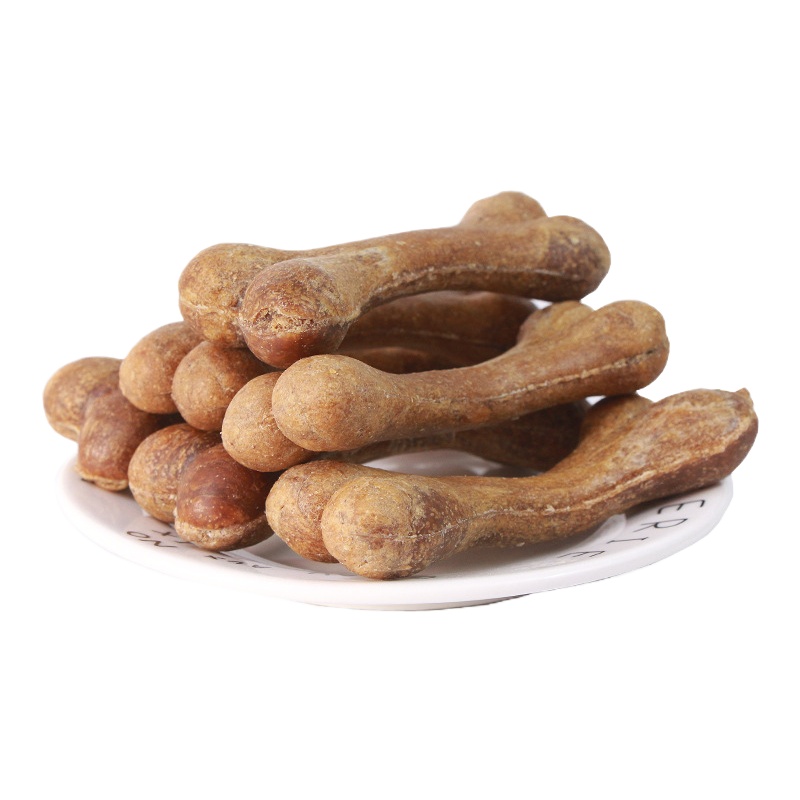 宠物零食 狗狗洁齿骨宠物磨牙棒 狗零食批 狗狗咬胶 5支装(60g/支) 牛肉味