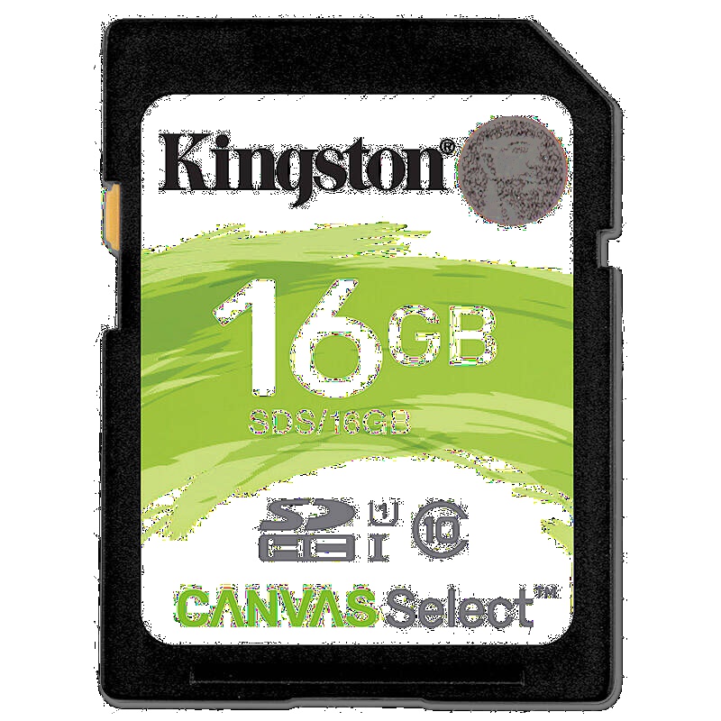 金士顿(kingston)SDS/16GB高速数码相机存储SD卡摄像机相机内存卡卡80MB/S高速车载导航卡