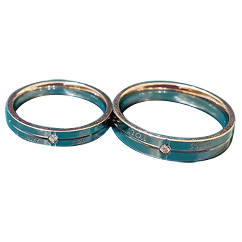 缘香玉925银情侣对戒戒指表白七夕送情人多款式多型号 一生一世 爱的永恒