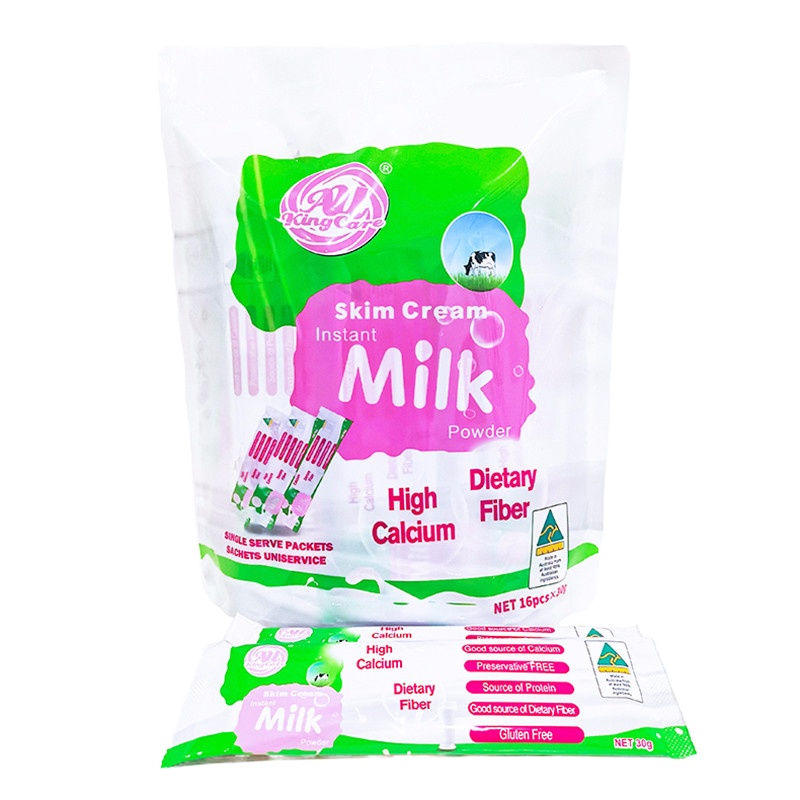 ZHSN Au Kingcare 珍澳高钙脱脂速溶奶粉便携装16条*30G