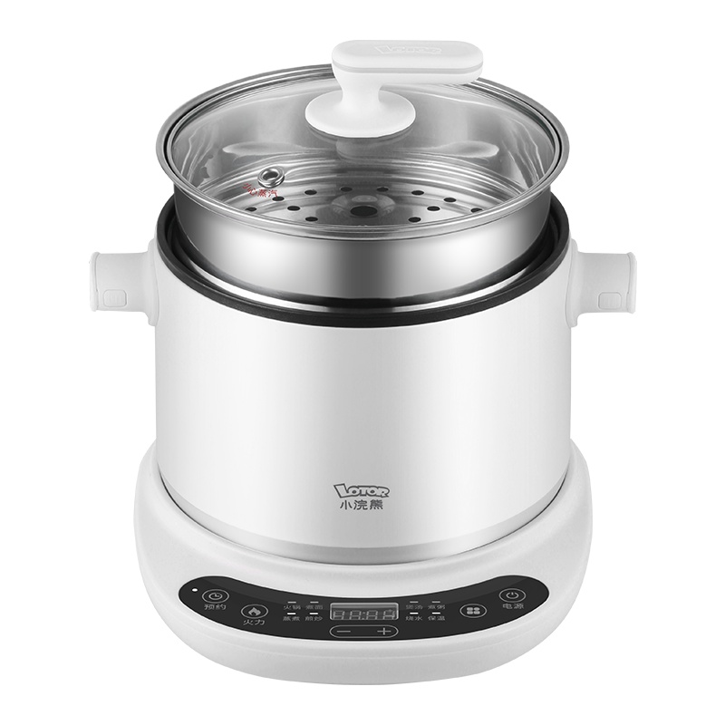 小浣熊多功能家用电煮锅分离式宿舍学生锅电炒菜炒锅电锅小1-2人3