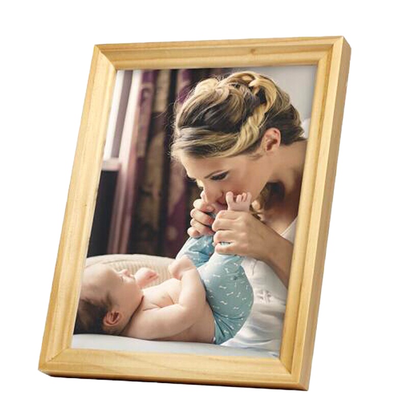 亮丽(SPLENDID)相框摆台画框照片墙 7英寸 质生活原木色