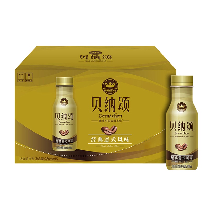 贝纳颂 经典意式风味 280ml*15瓶 整箱