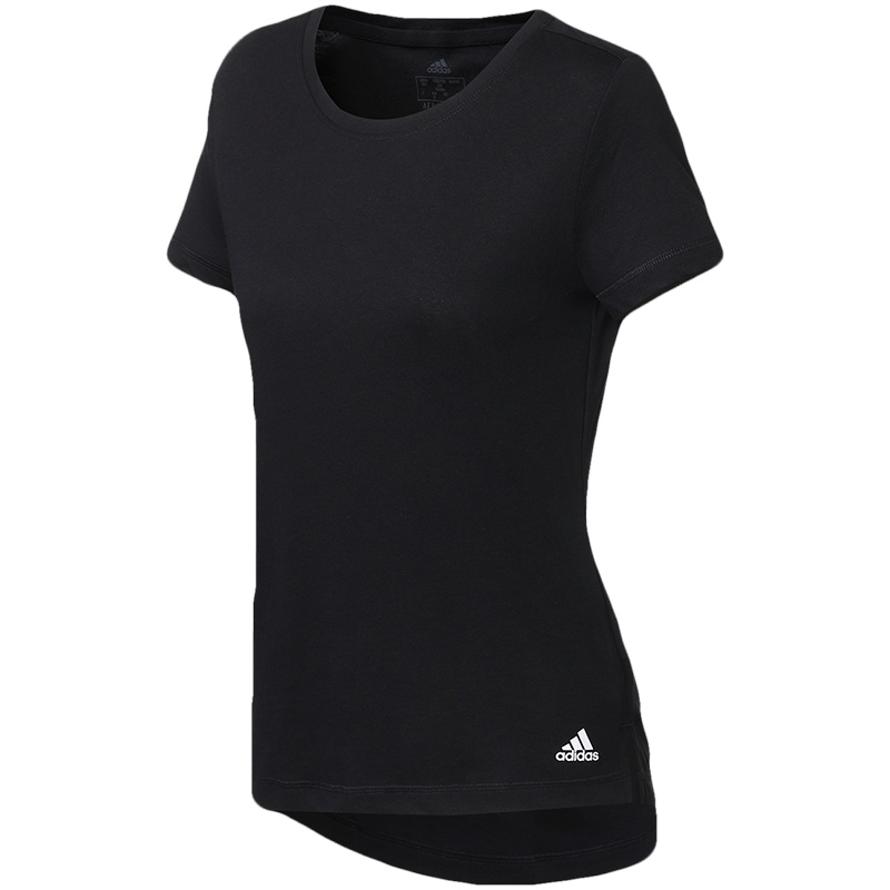 阿迪达斯女服短袖T恤跑步训练健身休闲运动服FL8782