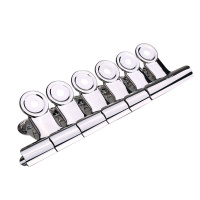 得力圆形夹 铁夹子(圆形)9522圆形夹圆形铁票夹64mm袋装得力票夹 圆形铁夹子 大号中号小号 财务文件票据夹