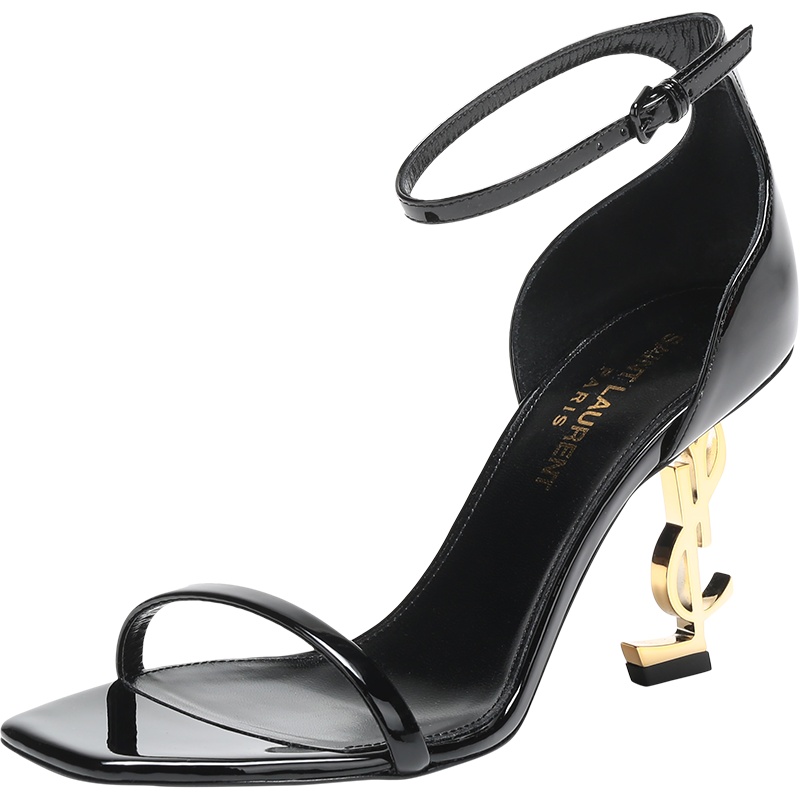 SAINT LAURENT 圣罗兰女士牛皮革高跟鞋凉鞋 557679 0NPKK