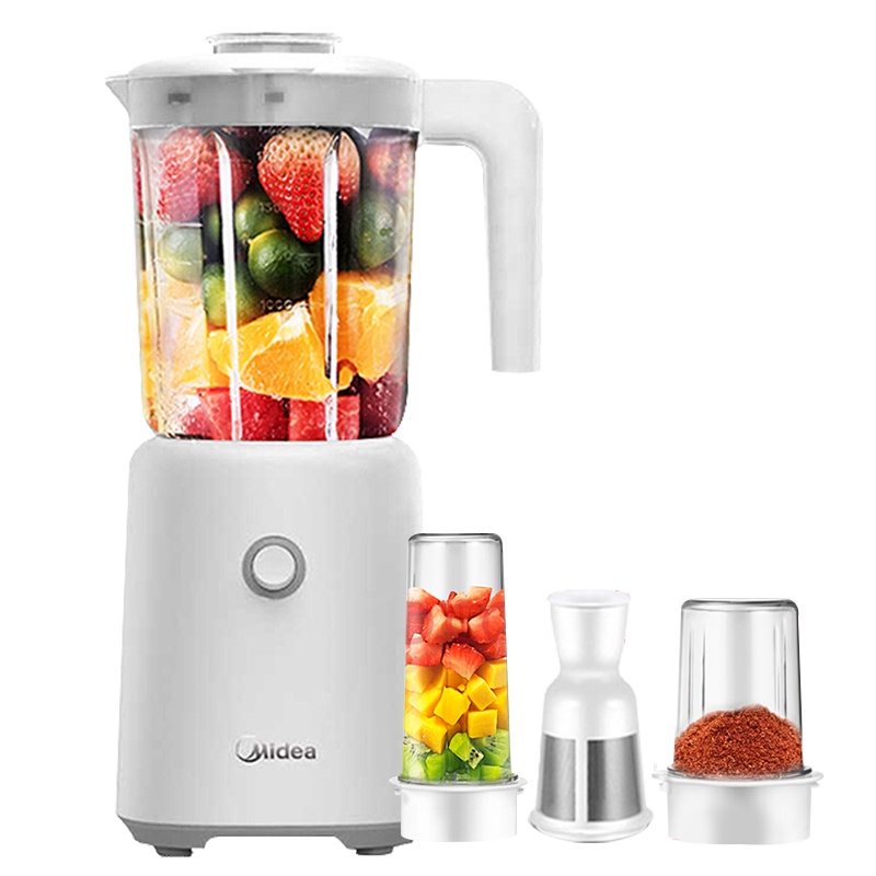 美的(Midea)榨汁机搅拌机LZ25Easy121一机三杯多功能家用小型果汁机搅拌婴儿辅食机智能榨汁杯带滤网