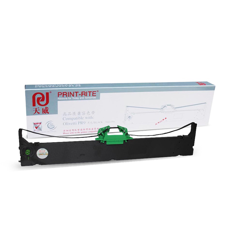 天威 PR9(色带架带芯)黑左扭单支装 适用OLIVETTI PR9/DM95/99/100色带芯:18m*7mm