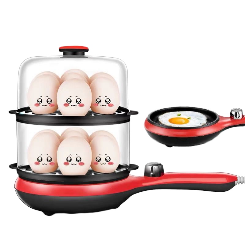 煎蛋器蒸蛋器煮蛋器家用迷你插电小煎锅自动断电鸡蛋早餐 FENGHOU 咖啡色