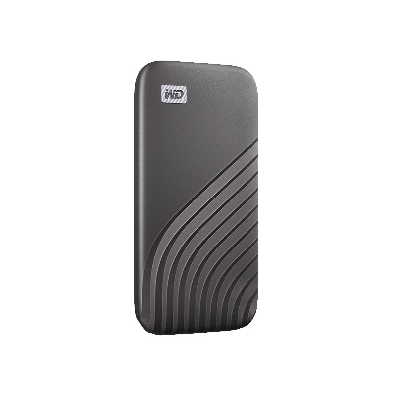 西部数据(WD) My Passport随行SSD版 NVMe技术 硬件加密Type-C固态移动硬盘 500G 深空灰