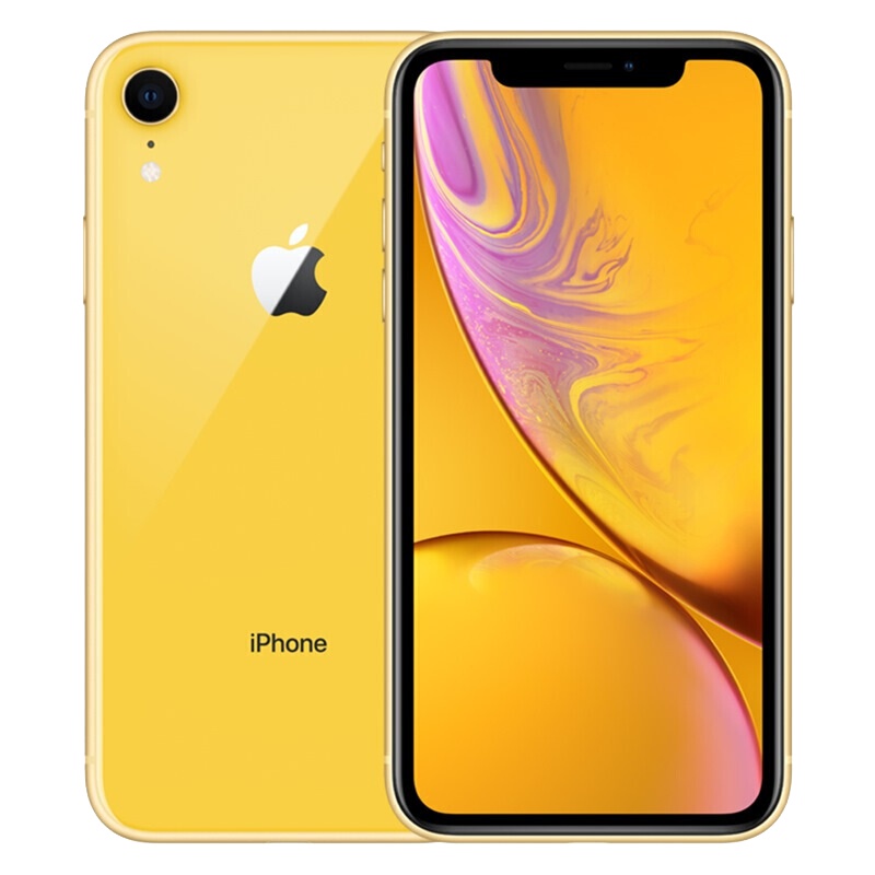 Apple iPhone xr 移动联通电信4G手机 黄色 港版未激活256G